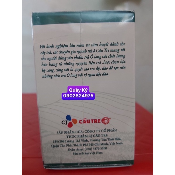 Trà Ô Long Cầu Tre Cao Cấp Hộp 50gr - Làm Món Ô Long Sen Vàng Chuẩn Vị