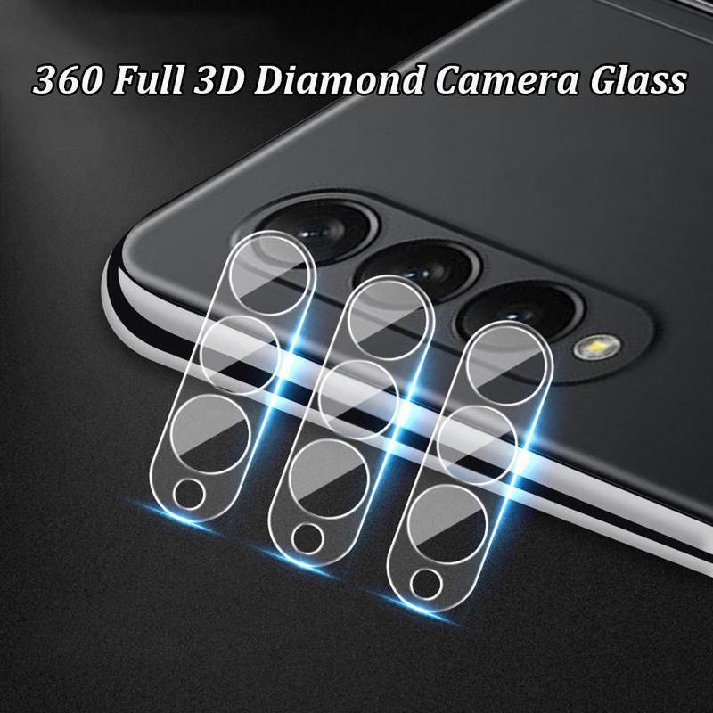 Set 1/2 Miếng Kính Cường Lực 3D Bảo Vệ Ống Kính Máy Ảnh Cho Samsung Z Flip Z Fold3