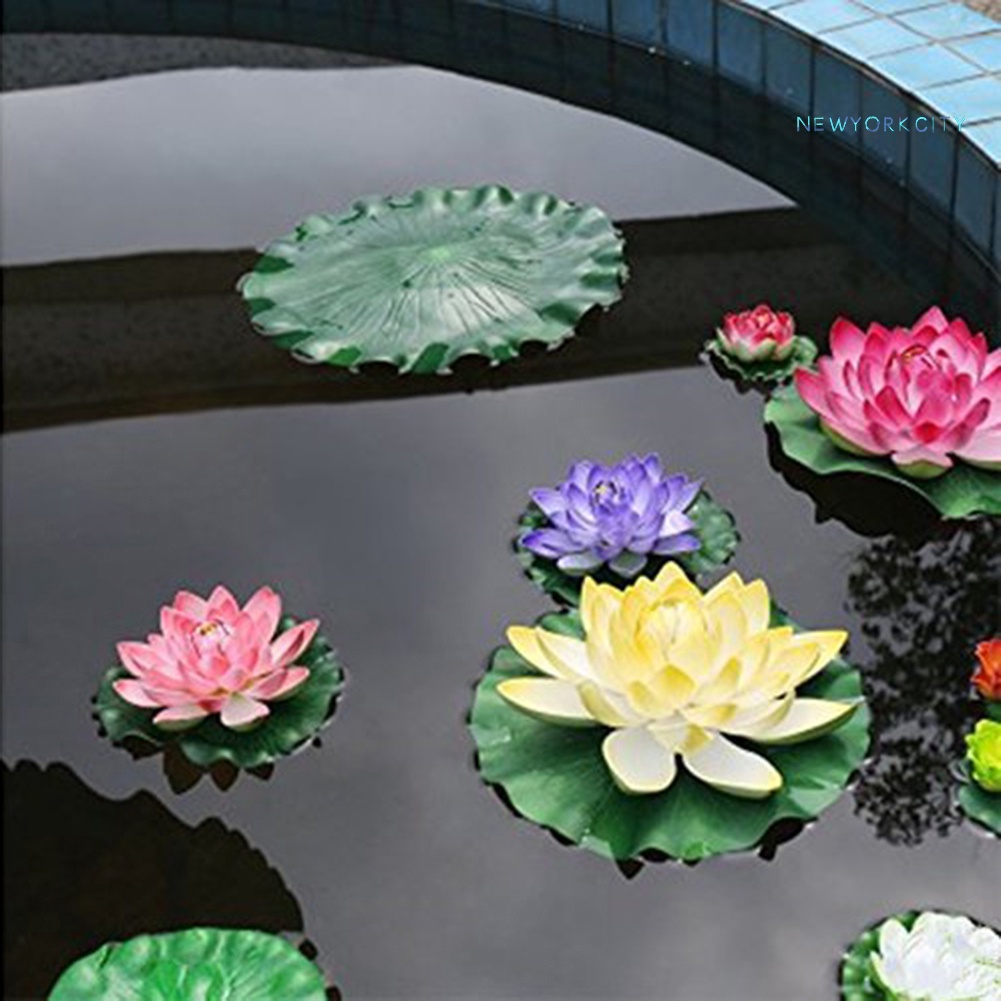 Set 2 Lá Sen Nhân Tạo Dùng Để Trang Trí