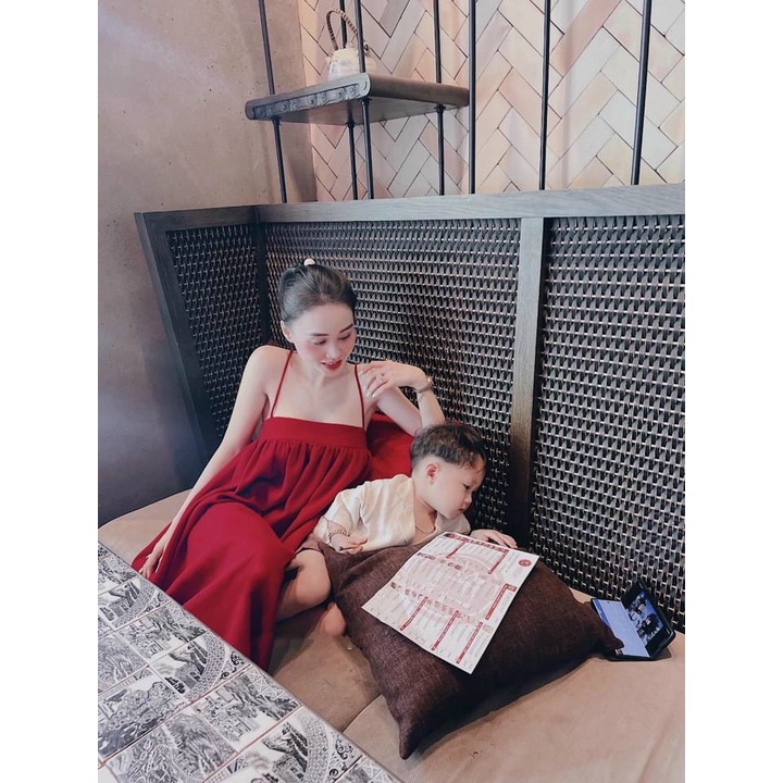 Đầm maxi hai dây ôm ngực Tira House váy 2 dây dáng dài đi biển | BigBuy360 - bigbuy360.vn