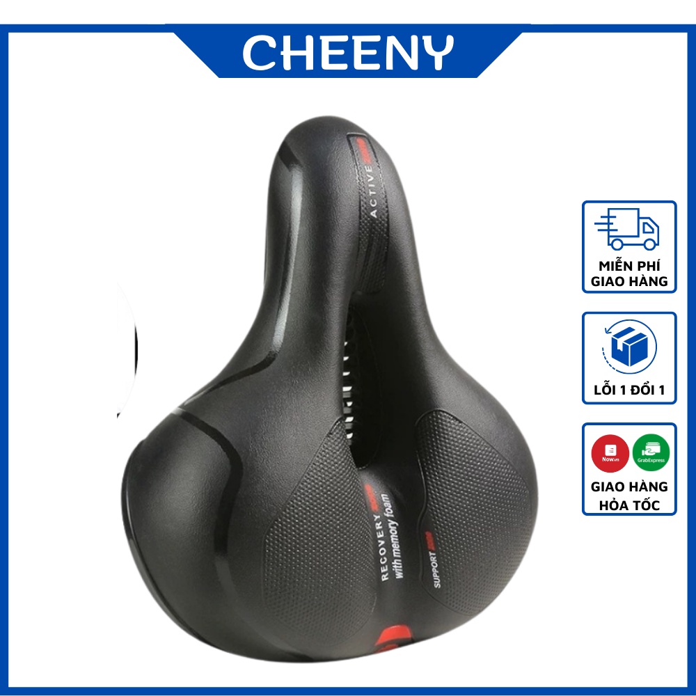 Yên Xe Đạp Active Đệm Dày, Bọc Yên Siêu Êm Phụ Kiện Xe Đạp Bikeboy Cao Cấp