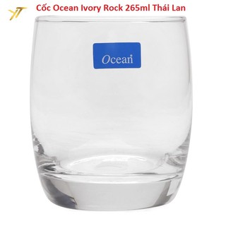 Cốc thủy tinh Ocean Ivory Rock 265ml (Bộ 6 chiếc)