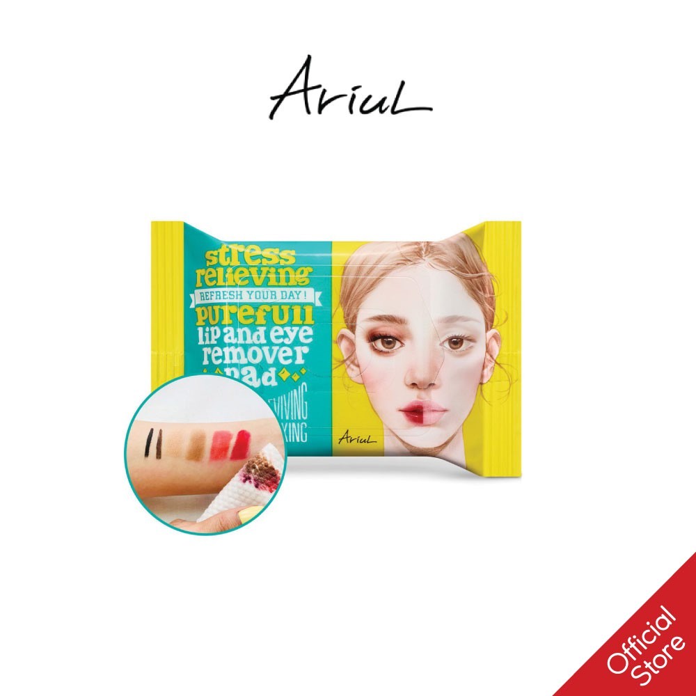 [GIFT] Khăn Giấy Tẩy Trang Mắt Môi Ariul Stress Relieving Purefull Lip & Eye Remover Pad (30 Miếng) | WebRaoVat - webraovat.net.vn