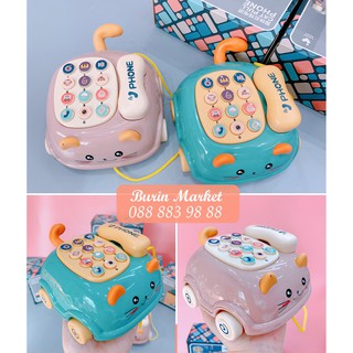 Bộ Đồ Chơi Điện Thoại - Set Điện Thoại Cho Bé - Đồ Chơi Điện Thoại Di Động Đa Năng - Burin Store