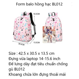 Balo hồng hạc thời trang