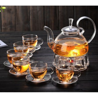 Đế đun nến giữ ấm trà (hình tròn)