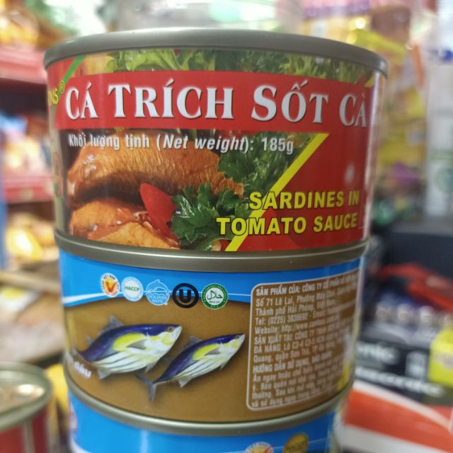 Cá trích sốt cà 185g