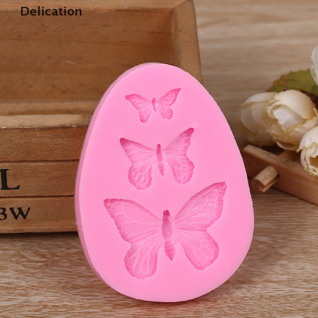 Khuôn Làm Bánh Chất Liệu silicone Tự Làm Hình Bướm 3d