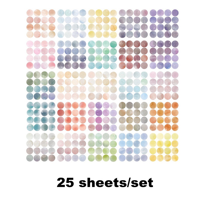 Miếng Dán Trang Trí Họa Tiết Chấm Bi Xinh Xắn