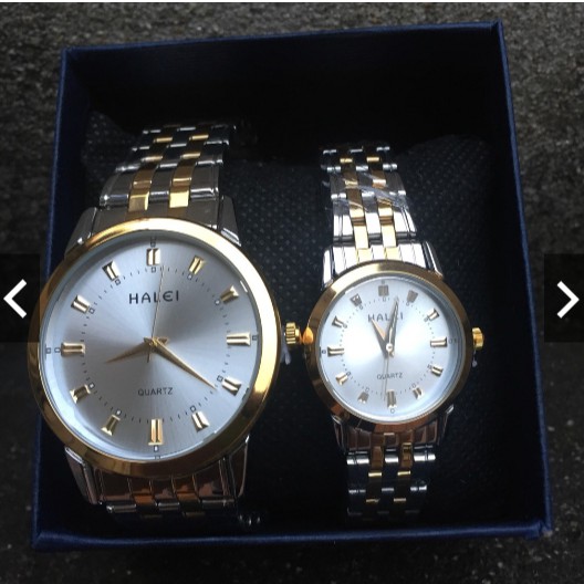[donghochatdep] Đồng hồ đôi nam nữ chính hãng Halei 502DM (Giá 2 chiếc)