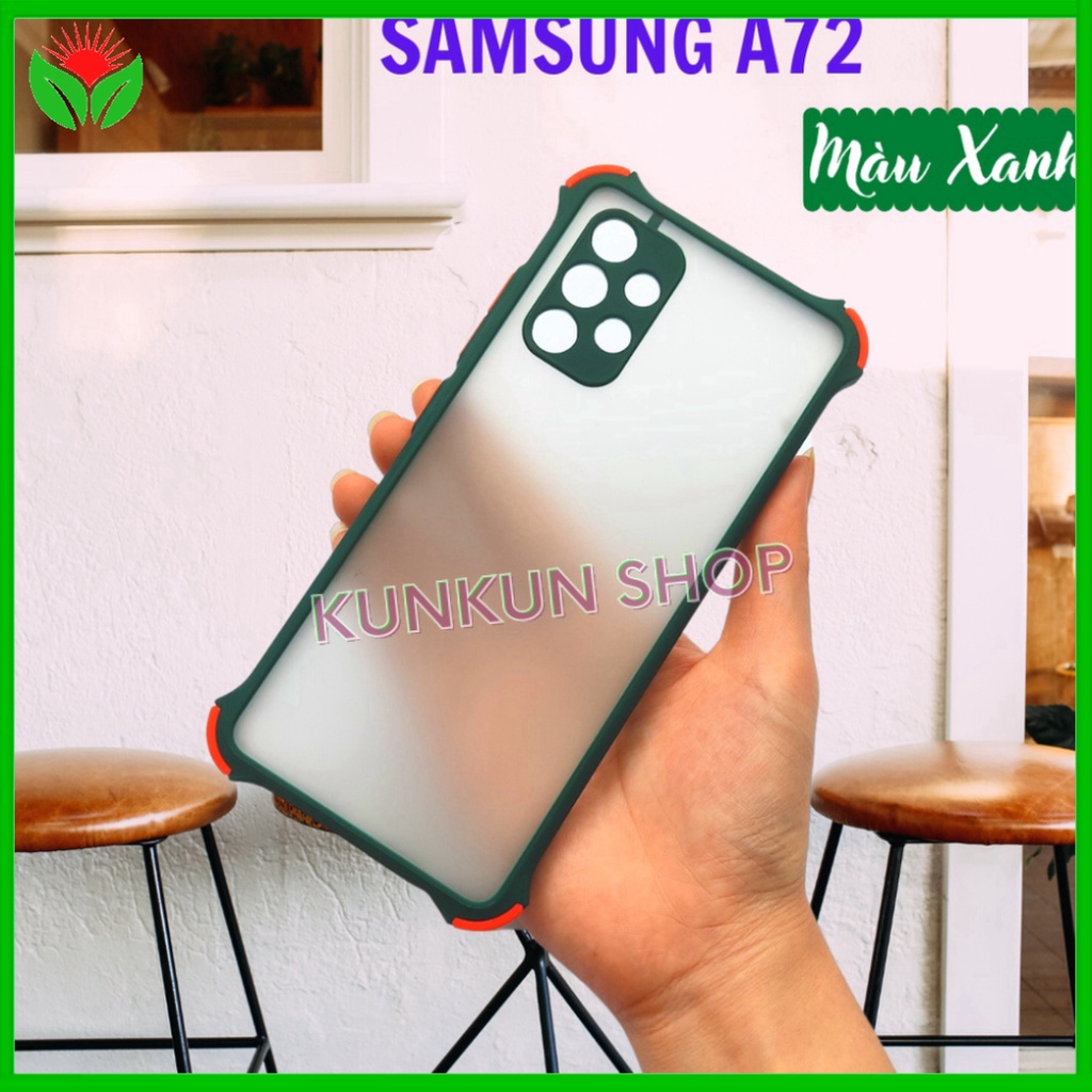 ⚡Bảo vệ Camera⚡Ốp lưng Chống sốc cho Samsung A71/ A72 - Chất liệu Nhám Cao cấp - Chống va đập.