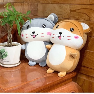 Gấu Bông Chuột Hamster Đội Mũ Siêu Mềm Mịn ❤️Xưởng Gấu Hoa Bình❤️