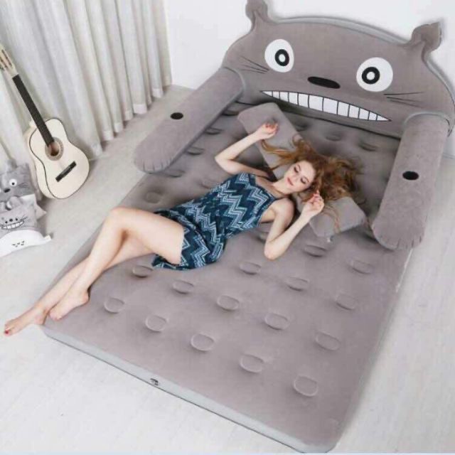 Sẵn hàng Giường hơi 1 tầng hình thú kèm bơm + gối + miếng dán | BigBuy360 - bigbuy360.vn