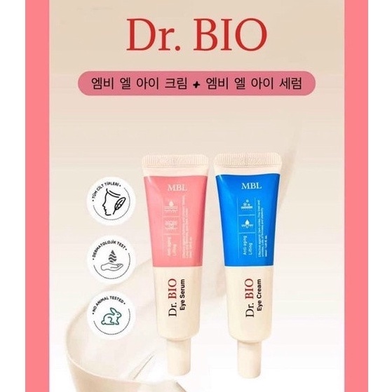 Set Kem Mắt Số 1 Hàn Quốc Dr.Bio Eye Cream + Eye Serum - Giảm Thâm, Nhăn, Bọng Mắt