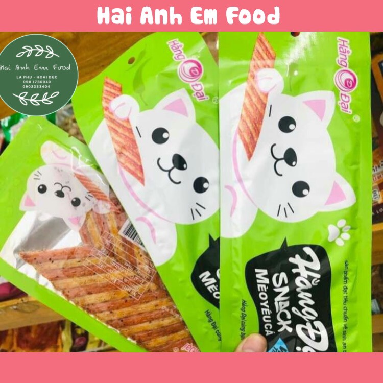 Gói snack mèo yêu cá Hằng Đại thơm ngon