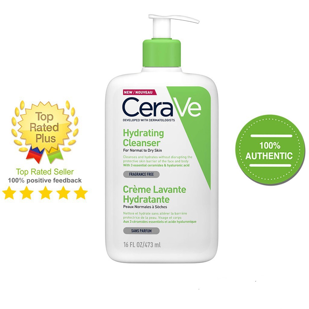 Sữa Rửa Mặt Cerave Cho Da Dầu, Da Khô, Da Nhạy Cảm Các Dung tích Hàng Bản Nội Địa Pháp Chuẩn Chính Hãng 236ml/473ml | BigBuy360 - bigbuy360.vn