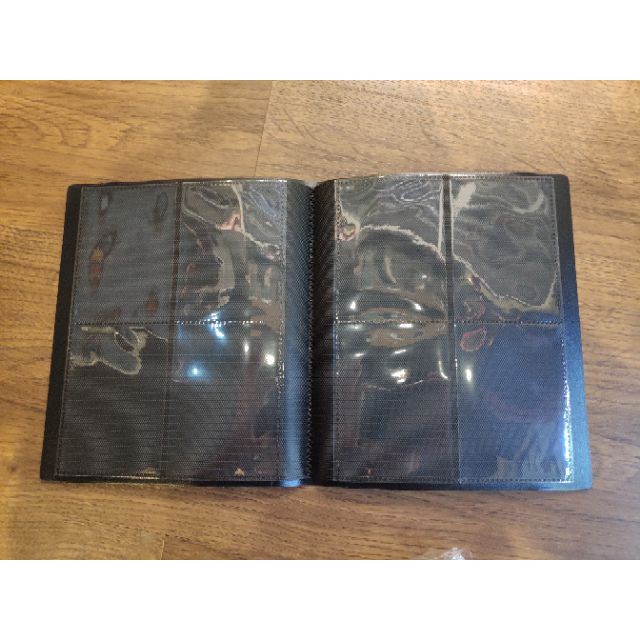 Sổ đựng card , Album Sưu Tập thẻ bài Pokemon Yugioh Hàn quốc 4-Pocket đen 2x2
