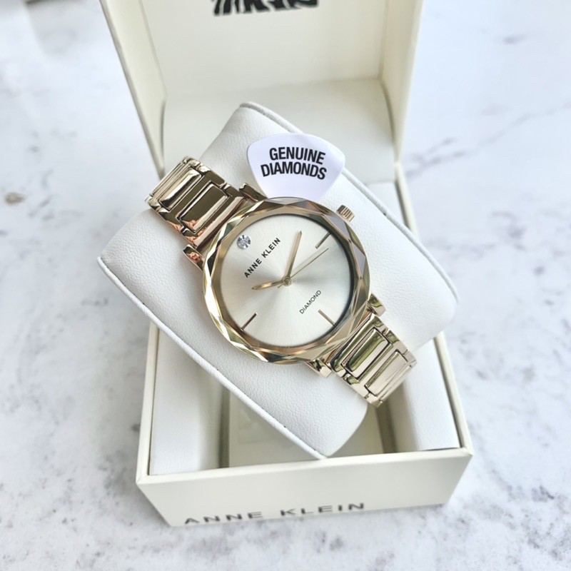 Đồng hồ nữ thương hiệu ANNE KLEIN dây kim loại model AK/3278CHGB