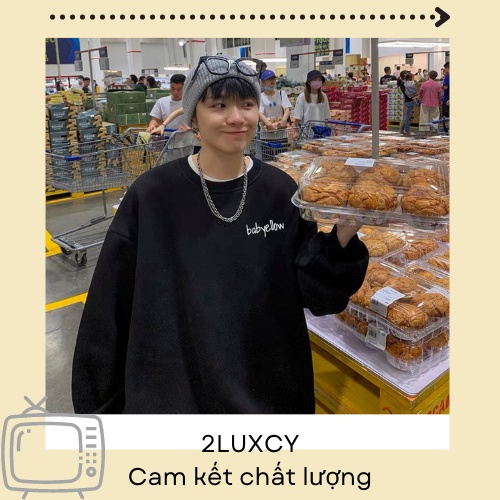 Áo khoác 🌸 Áo Sweater Tay Dài Dáng Rộng Unisex Phong Cách Hàn Quốc Trẻ Trung Cho Nam Nữ - LUXCY | BigBuy360 - bigbuy360.vn
