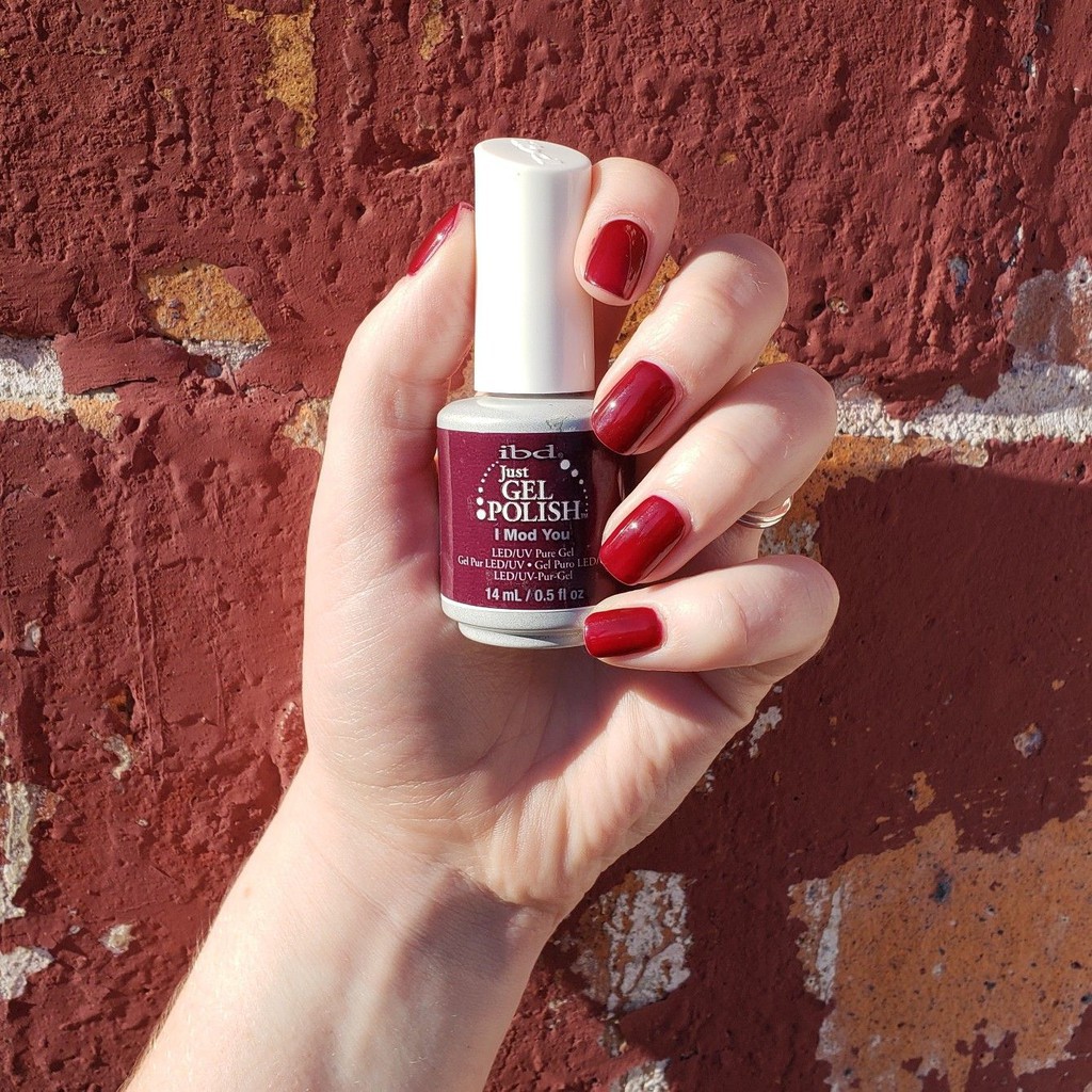 Sơn Gel Màu iBD BST Màu Đỏ , Red Pastel , Red Rose , Chính Hãng USA Nước Sơn Mướt Mịn , Sắc Nét , Bám Bền Cao