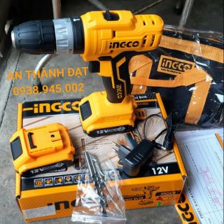 Máy khoan pin ingco bê tông 3 chế độ 12v model: cidli1222