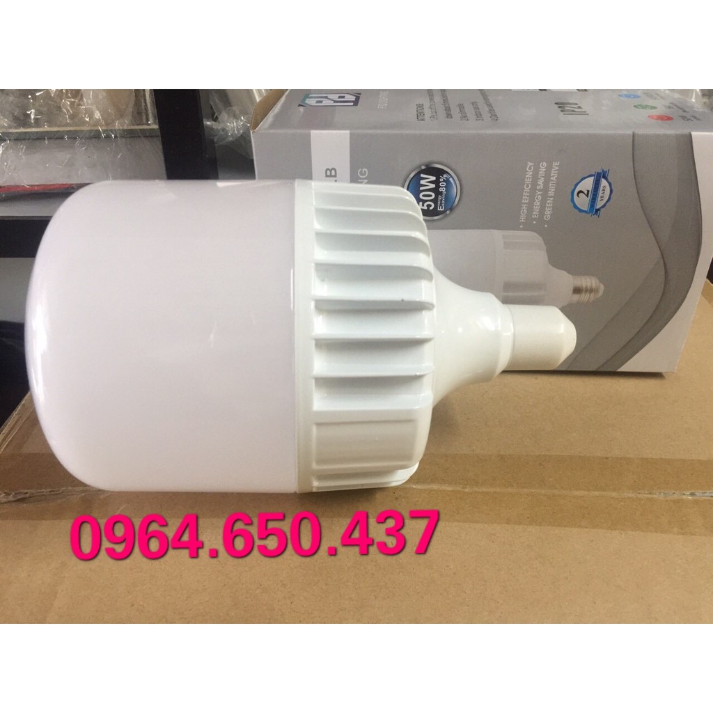 Bóng Đèn Led Tròn Buld Trụ Đế Nhôm Tản Nhiệt Cao Cấp (50w, 40W, 30w, 20w) Siêu Sáng. Bảo Hành 2 năm | BigBuy360 - bigbuy360.vn