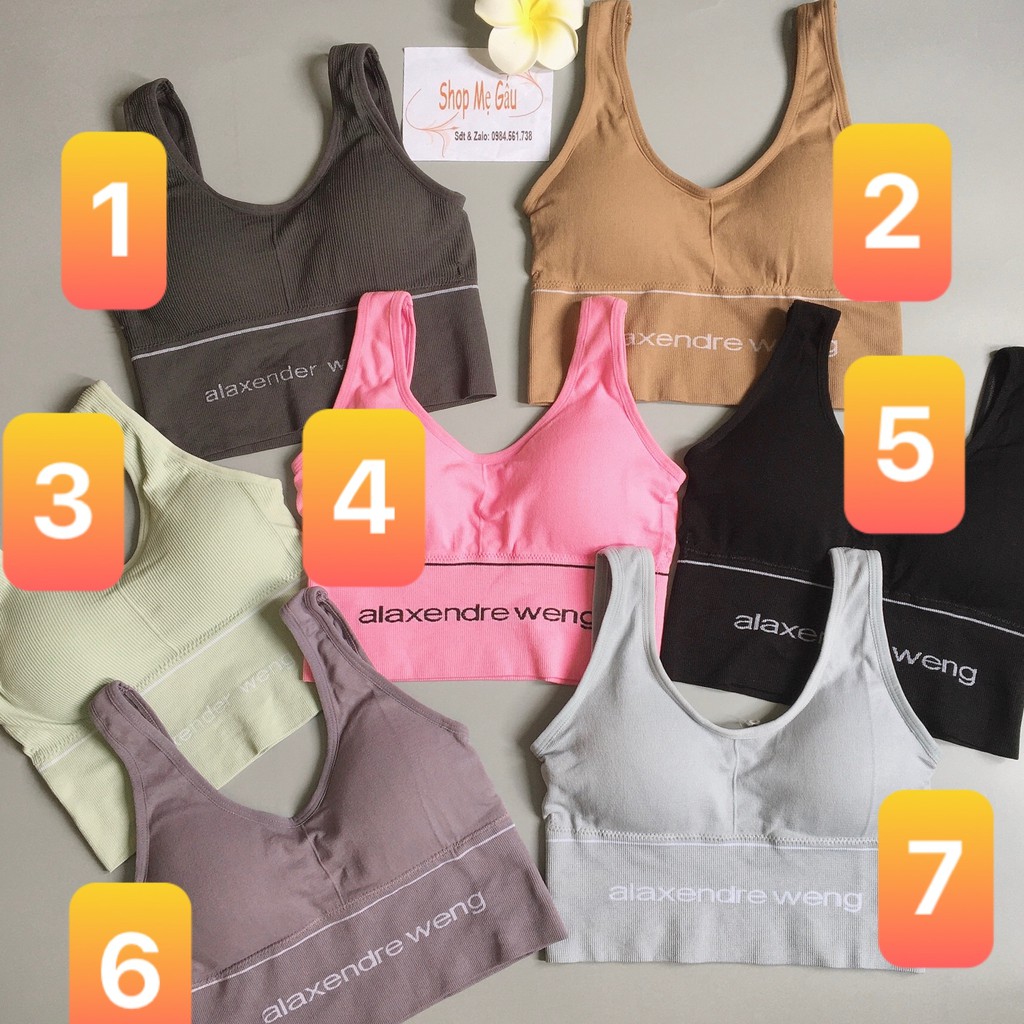 Áo bra gym yoga bra thể thao dáng crotop hàng xịn giá rẻ frê size từ 40-58kg_𝐁𝐑𝟑𝟑