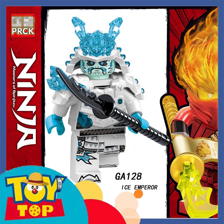 [Một con] Đồ chơi ghép Ninja : Minifigure Ninjago các nhân vật hồ ly samurai akita rắn PRCK GA123 - GA130