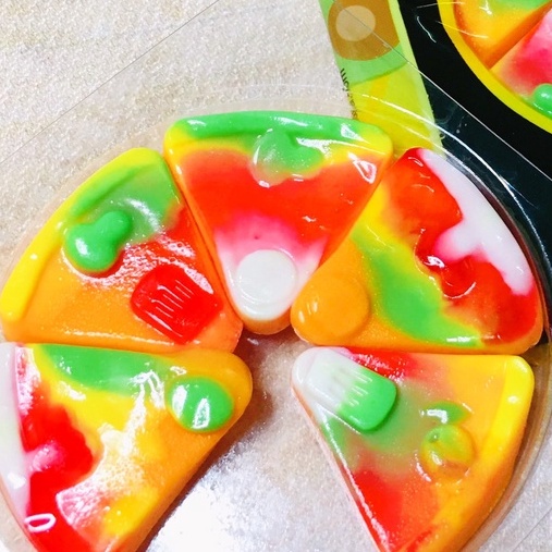 Kẹo dẻo hình Pizza vị trái cây 6miếng
