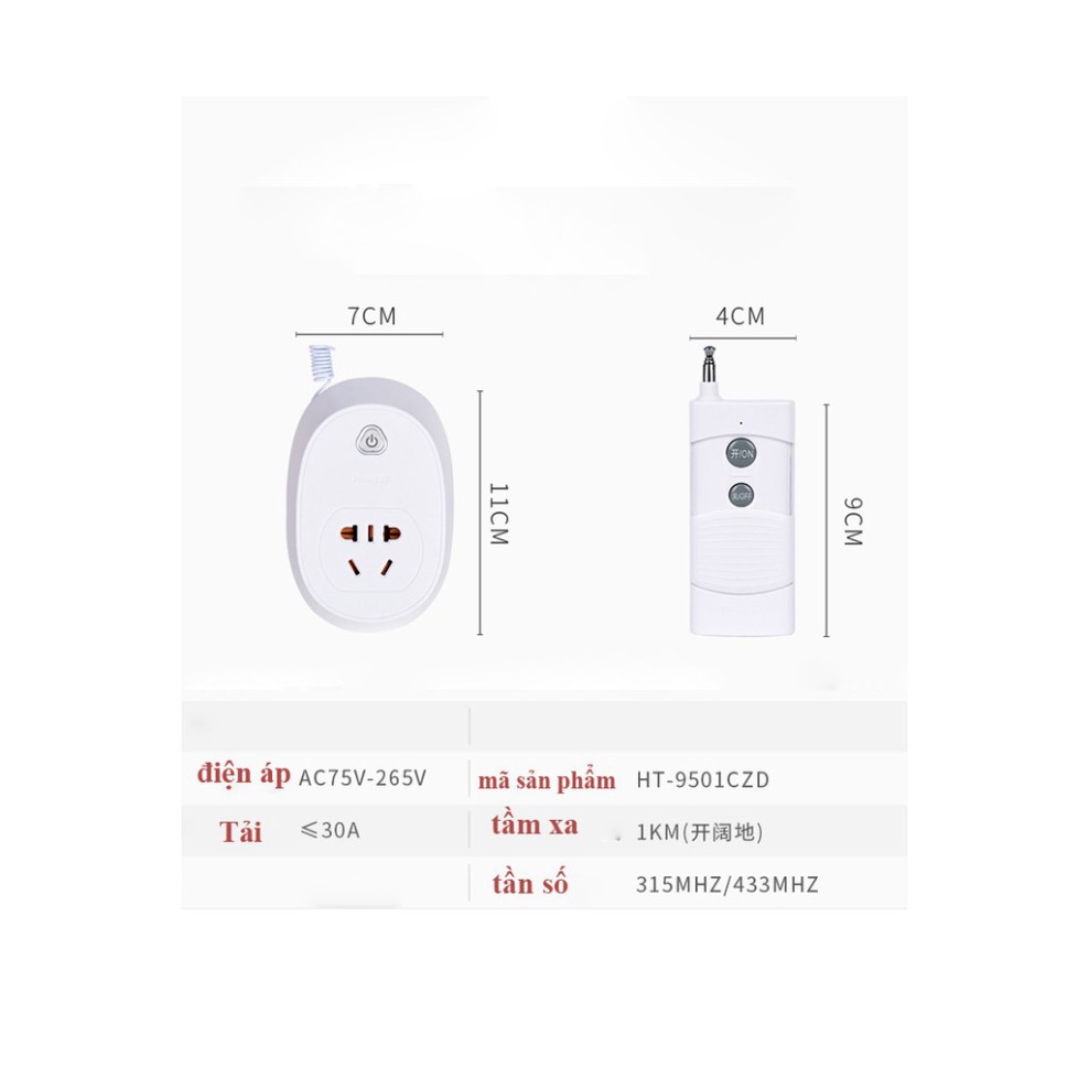 Ổ cắm điều khiển từ xa honest dodienxuanlinh
