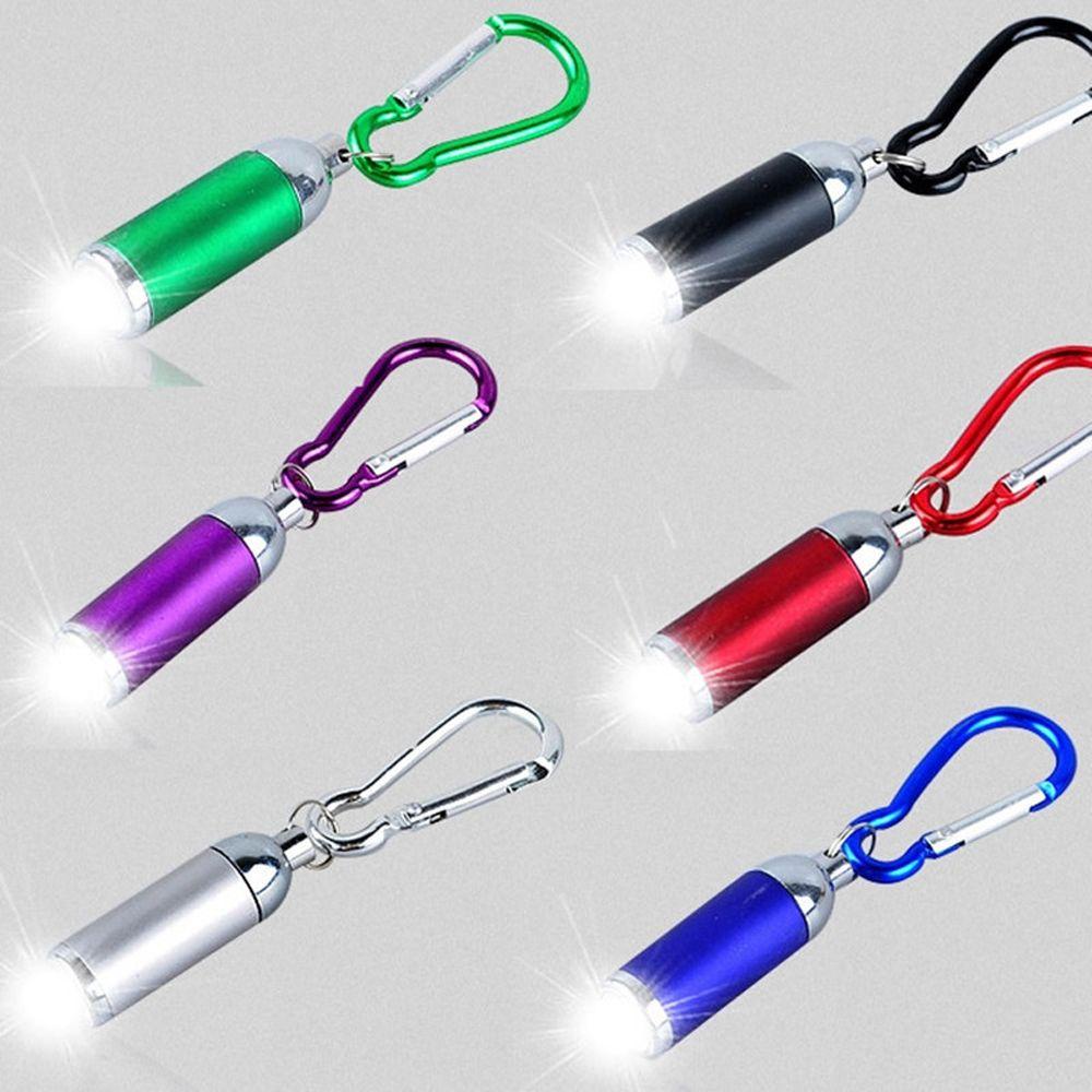 Móc Khóa Đèn Pin LED Mini Tiện Dụng Cho Hoạt Động Ngoài Trời