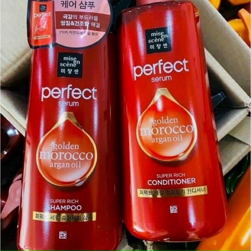 Dầu gội Misen màu đỏ dảnh dành cho tóc nhuộm