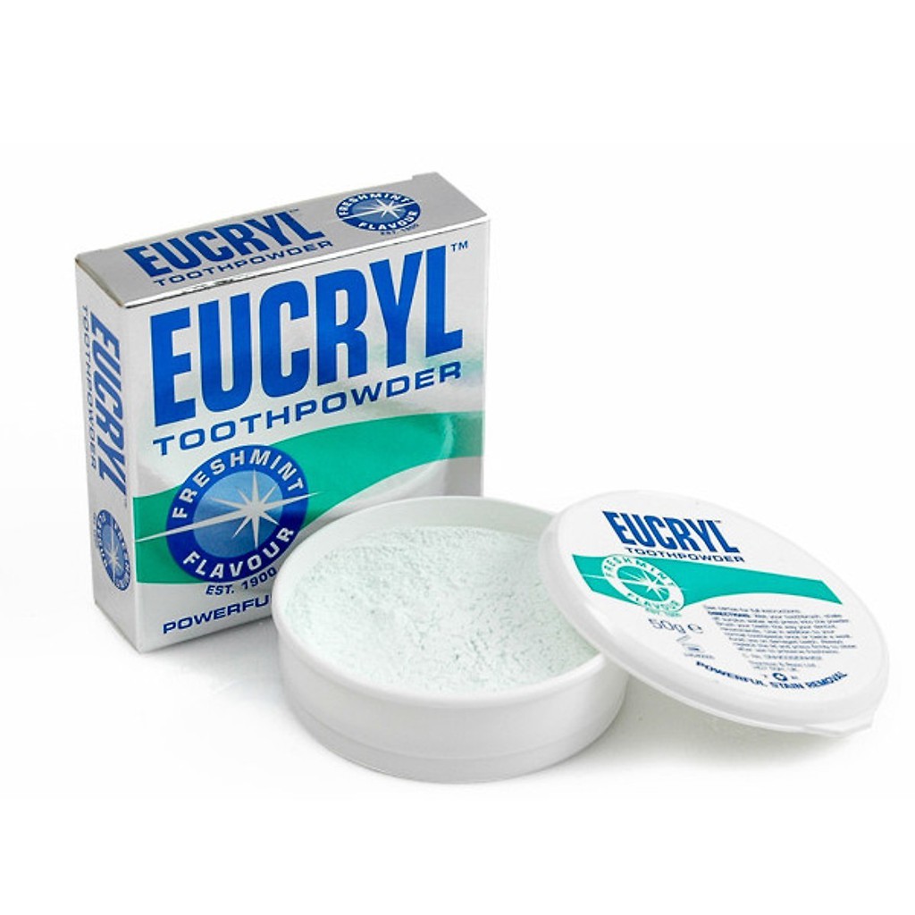 Bột tẩy trắng răng Eucryl 50g  Maxwell