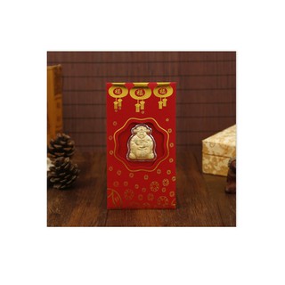 Bao lì xì thần tài mạ vàng