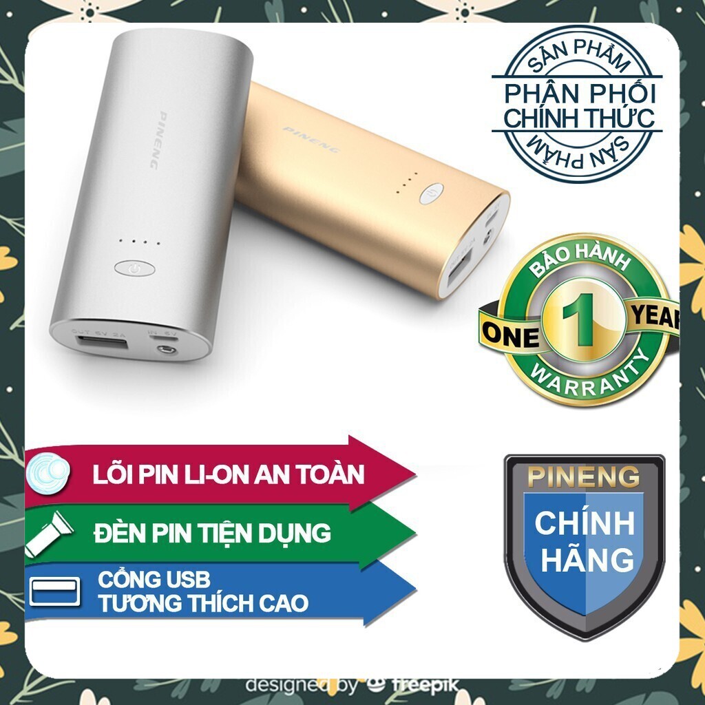 Pin dự phòng Pineng PN-926 5000 mAh (PK.076)