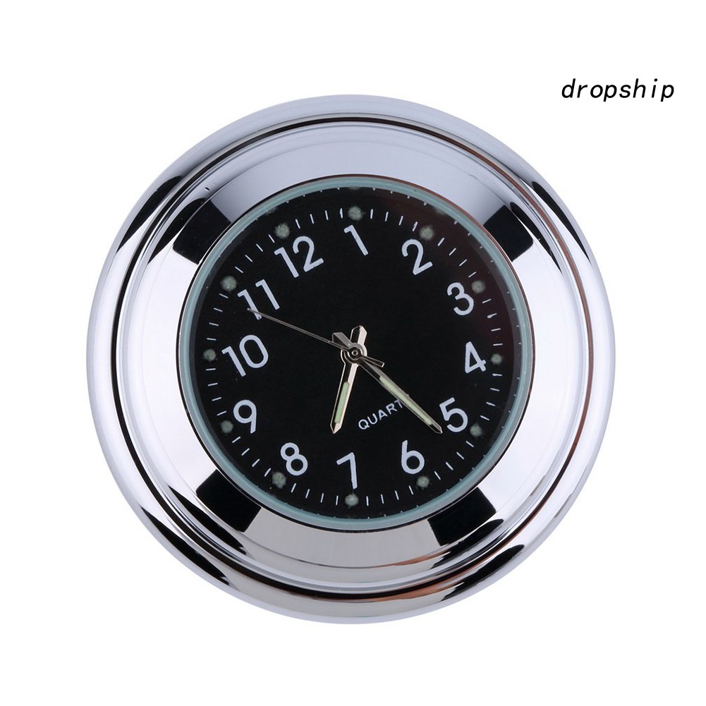 Đồng hồ tròn chống thấm nước gắn tay lái xe mô tô