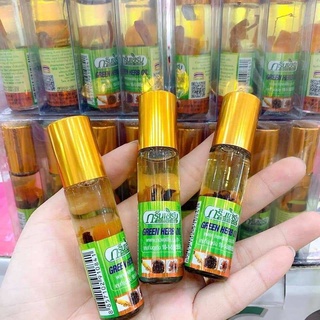 [100%Chính Hãng] Dầu Lăn Nhân Sâm GREEN HERB OIL Thái Lan (8ml)