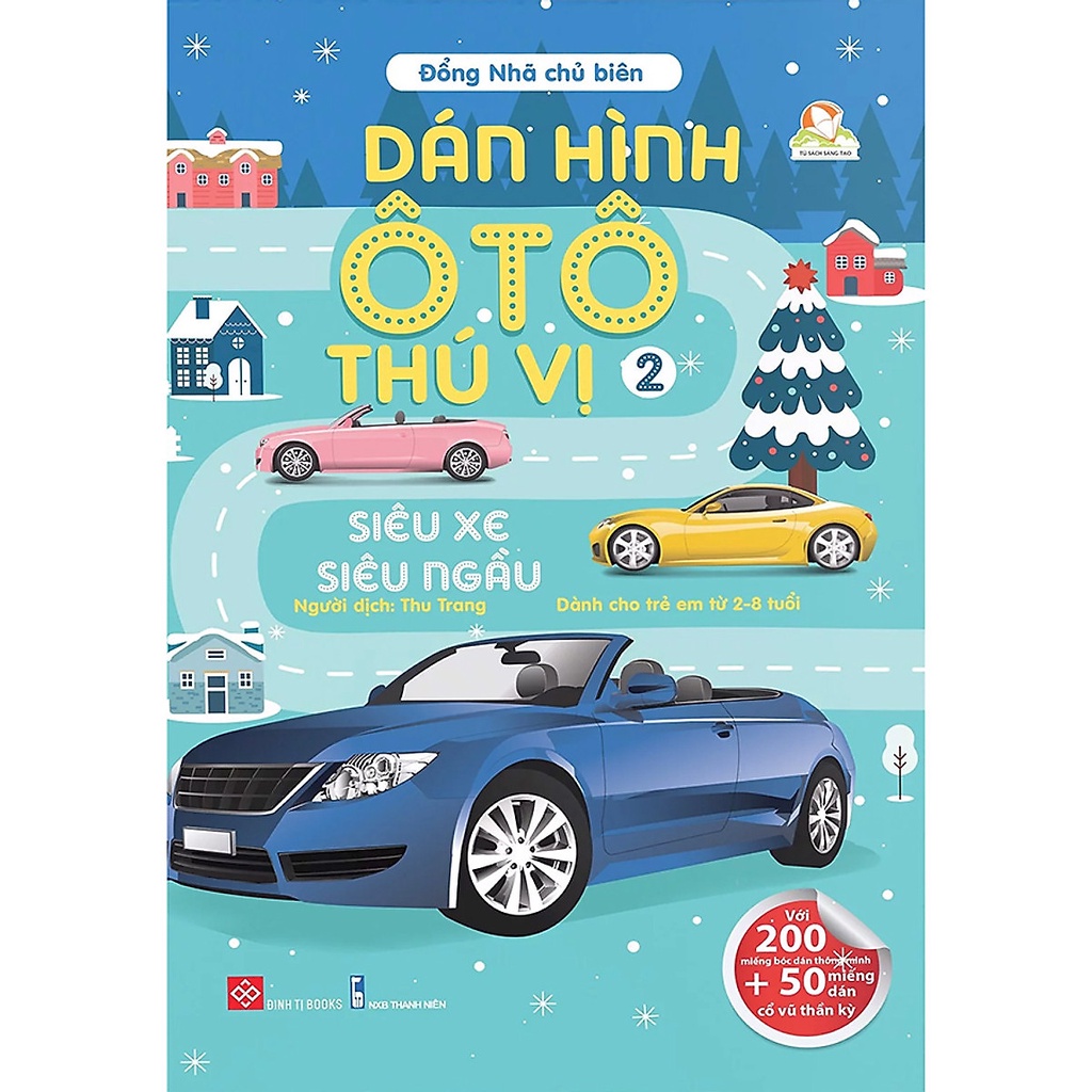 Sách - Combo Dán Hình Ô Tô Thú Vị (6 Cuốn)