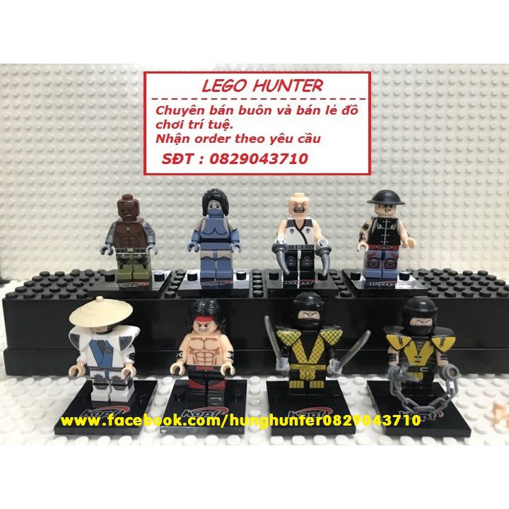 Lego Minifigures Nhân vật Game Rồng Đen - Mortal Kombat KF 6094