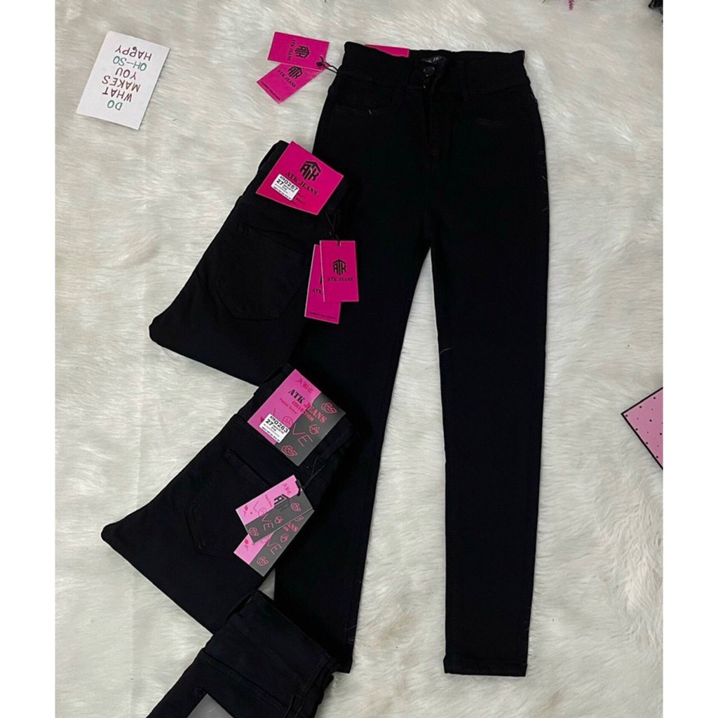 [𝐅𝐫𝐞𝐞 𝐒𝐡𝐢𝐩]Quần Jean Nữ  MunMunStore Sang Chảnh Dáng Ôm Lưng Cao Có Túi mềm mại - co giãn tốt  8610