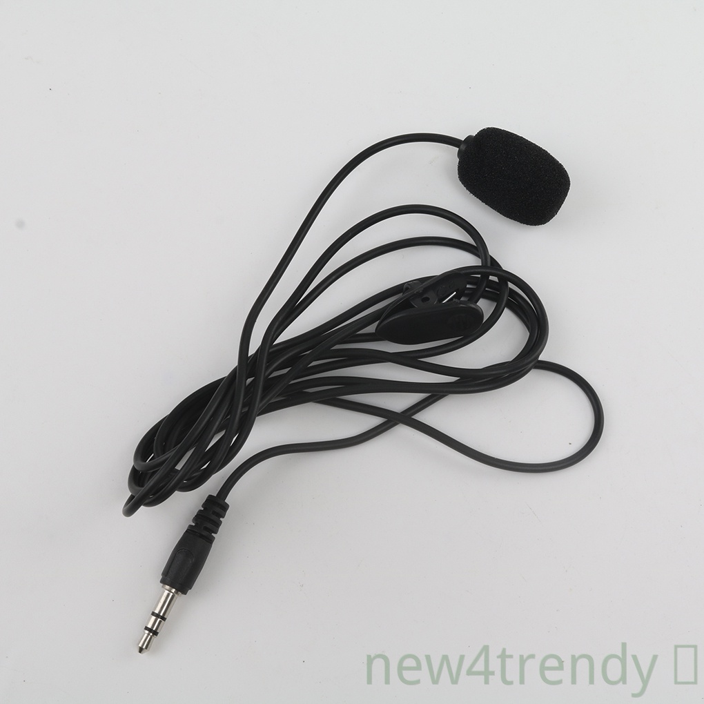 NEW.. External 3.5mm Clip-on Voice Tube Lapel Lavalier Microphone Mic for PC Laptop