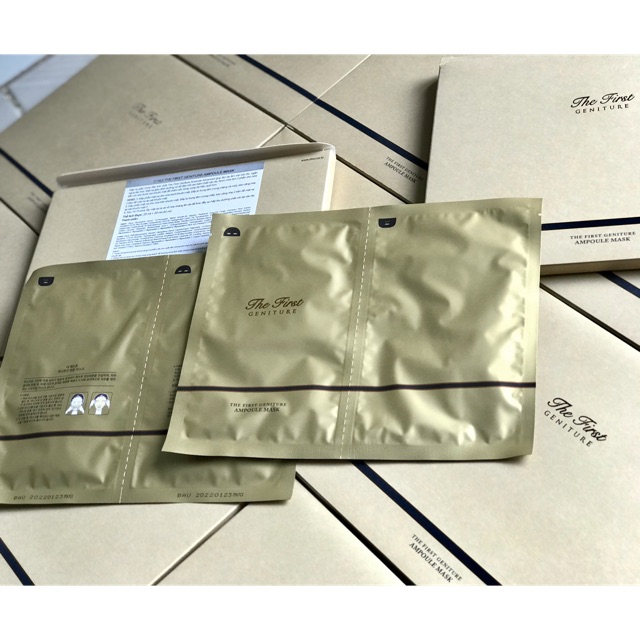 Date 2026 - Mặt nạ Ohui The First 24k tái sinh da cao cấp 40ml tinh chất vàng