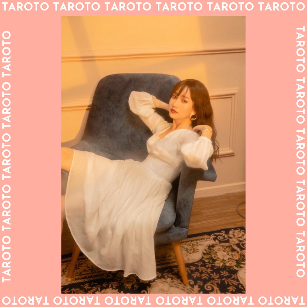 Đầm trắng tiểu thư công chúa TAROTO thiết kế tay dài dáng xòe