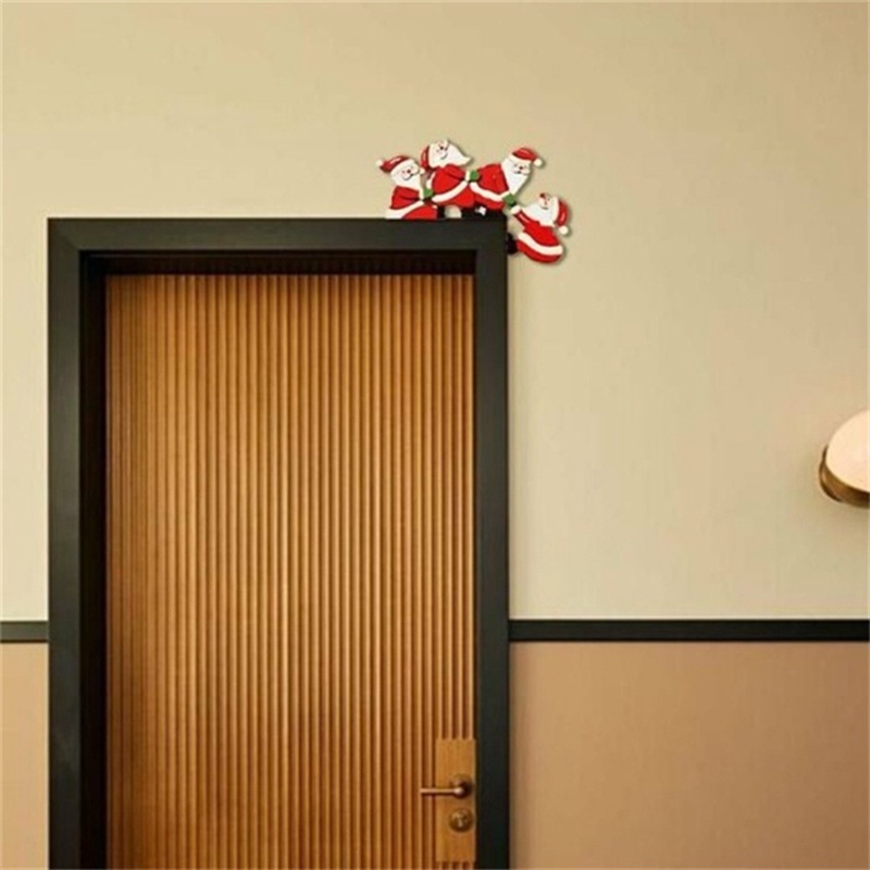 Khung Gỗ Trang Trí Cửa Phong Cách Giáng Sinh