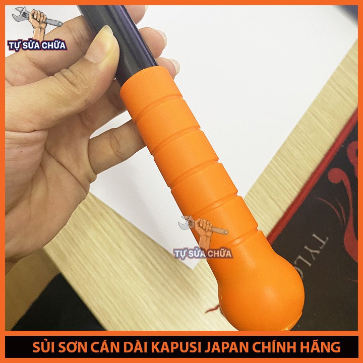 Sủi sơn cán dài chính hãng Kapusi Japan 230mm, dũi sơn, dao cạo sàn, vệ sinh tường, dụng cụ sủi sơn siêu sắc