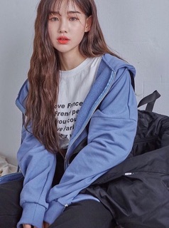Áo khoác nỉ basic style korea (hình thật và Feedback)