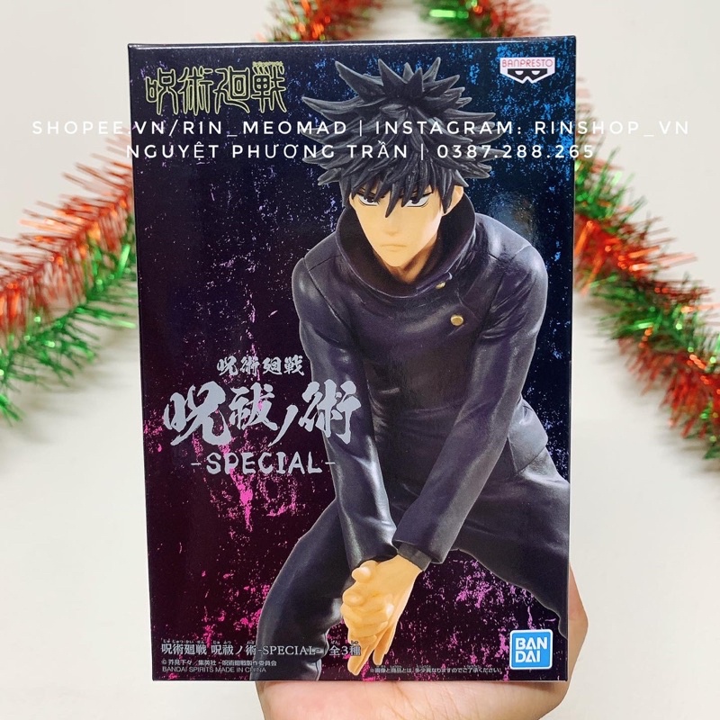 Mô Hình Chính Hãng Jujutsu Kaisen - Cursed Technique -Special- Megumi Fushiguro - Gojo Satoru - Yuji Itadori