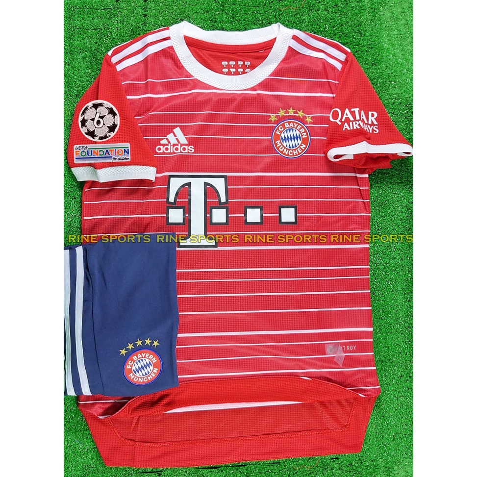 Hàng Thailand Super Bộ Áo bóng đá Bayer - Bayern Munich sân nhà chuẩn thi đấu mùa mới 2022 - 2023