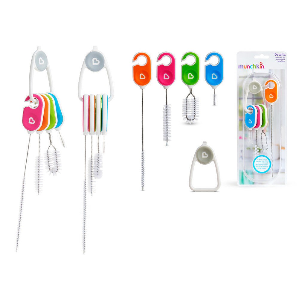 Bộ 4 chổi vệ sinh phụ kiện Munchkin MK27204