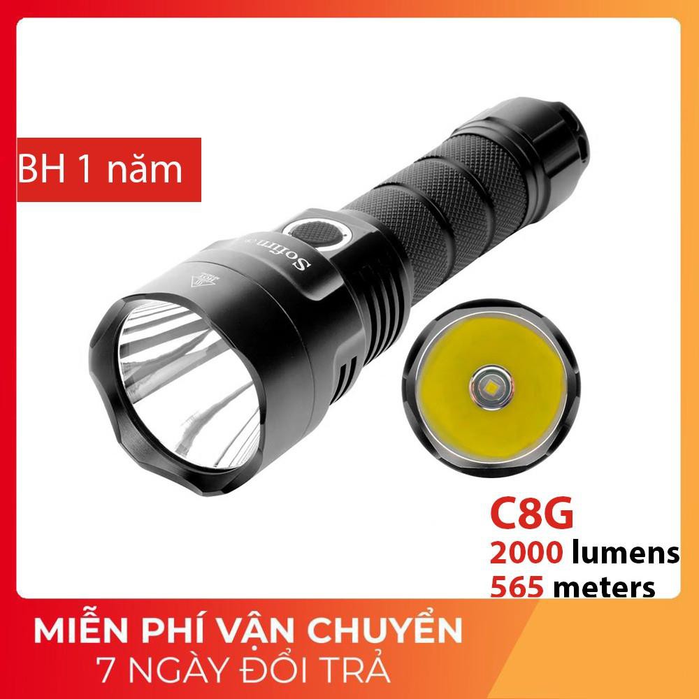 [SIÊU SÁNG] Đèn pin và đèn sạc Sofirn C8G bóng LED SST40 độ sáng 2000lm chiếu xa 565 m sử dung pin 21700